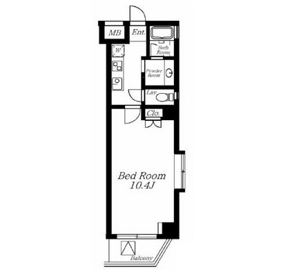 港区賃貸マンション・1K