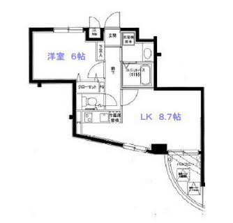 東京都港区西麻布１丁目 賃貸マンション 1LK