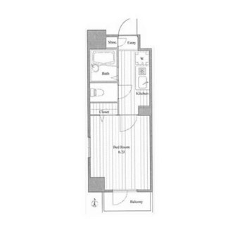 東京都港区西麻布２丁目 賃貸マンション 1K