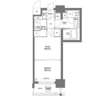 東京都港区芝４丁目 賃貸マンション 1DK