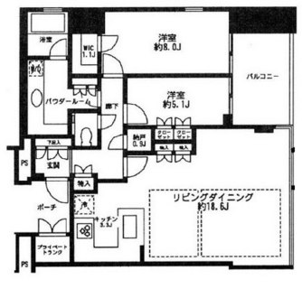 東京都港区港南４丁目 賃貸マンション 2SLDK