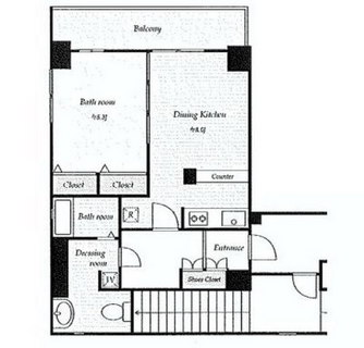 東京都港区赤坂７丁目 賃貸マンション 1DK