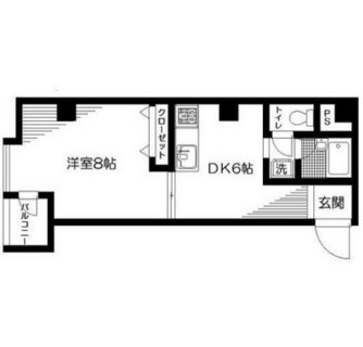 東京都港区南麻布２丁目 賃貸マンション 1DK