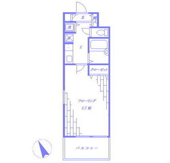 東京都港区南麻布２丁目 賃貸マンション 1K