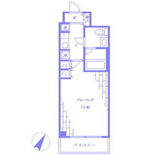 東京都港区三田５丁目 賃貸マンション 1K