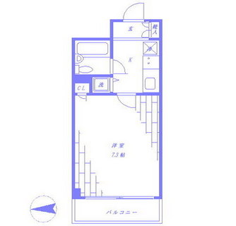 東京都港区芝３丁目 賃貸マンション 1K