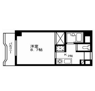 東京都港区白金３丁目 賃貸マンション 1K