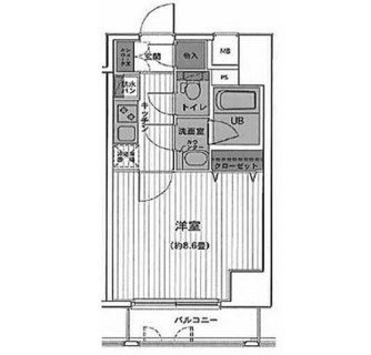 東京都港区芝５丁目 賃貸マンション 1K