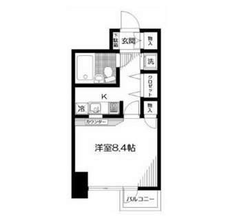 東京都港区西麻布４丁目 賃貸マンション 1K