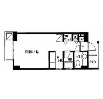 東京都港区東麻布１丁目 賃貸マンション 1K