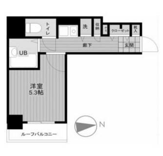 東京都港区麻布十番３丁目 賃貸マンション 1K