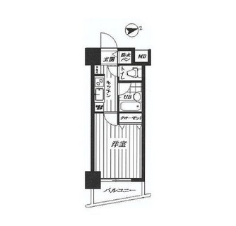 東京都港区六本木３丁目 賃貸マンション 1K