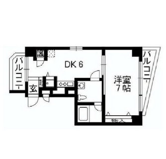 東京都港区元麻布２丁目 賃貸マンション 1DK