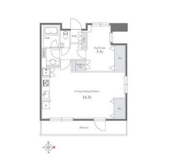 東京都港区西麻布４丁目 賃貸マンション 1DK