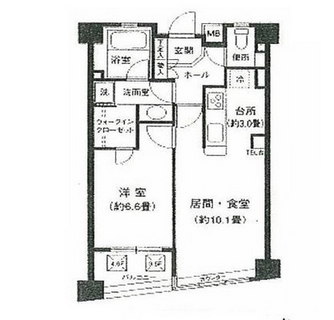 東京都港区南麻布２丁目 賃貸マンション 1LDK