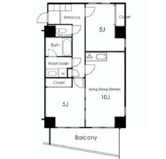 東京都港区西麻布３丁目 賃貸マンション 2LDK