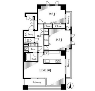 東京都港区六本木１丁目 賃貸マンション 2LDK