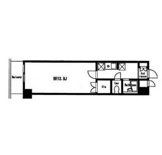 東京都港区芝３丁目 賃貸マンション 1K