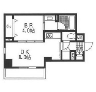 東京都港区芝５丁目 賃貸マンション 1DK