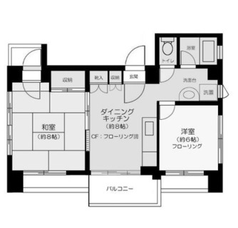 東京都港区東麻布２丁目 賃貸マンション 2DK