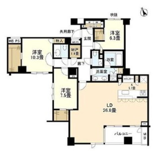 東京都港区南青山５丁目 賃貸マンション 3LDK