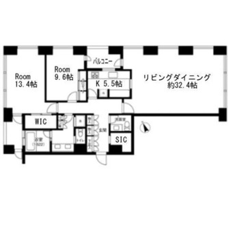 東京都港区虎ノ門４丁目 賃貸マンション 2LDK