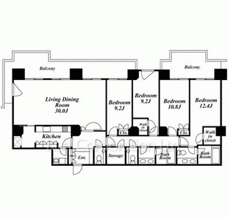 東京都港区六本木１丁目 賃貸マンション 4LDK以上