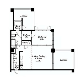 東京都港区南麻布５丁目 賃貸マンション 1LDK