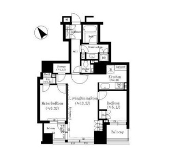 東京都港区赤坂１丁目 賃貸マンション 2LDK