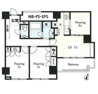 東京都港区赤坂８丁目 賃貸マンション 2SLDK