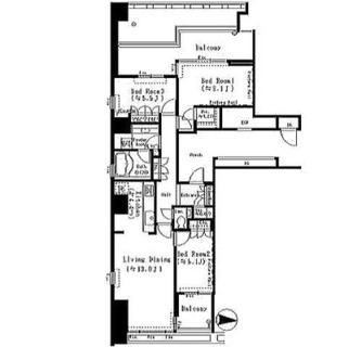 東京都港区港南４丁目 賃貸マンション 3LDK