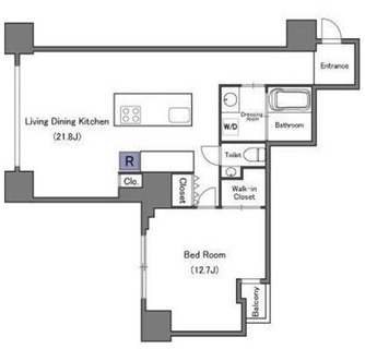 東京都港区台場２丁目 賃貸マンション 1LDK