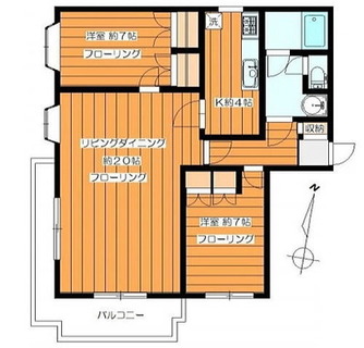 東京都港区元麻布１丁目 賃貸マンション 2LDK