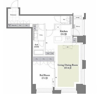 東京都港区海岸１丁目 賃貸マンション 1LDK