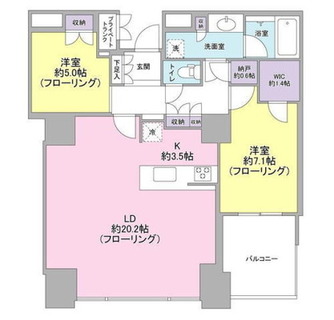 東京都港区港南４丁目 賃貸マンション 2LDK