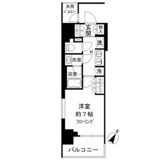 東京都港区東麻布１丁目 賃貸マンション 1K