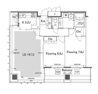 東京都港区港南１丁目 賃貸マンション 2LDK