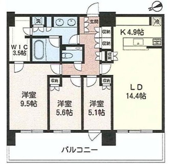 東京都港区港南３丁目 賃貸マンション 3LDK